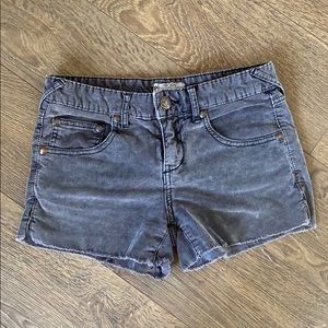 Free People corduroy shorts